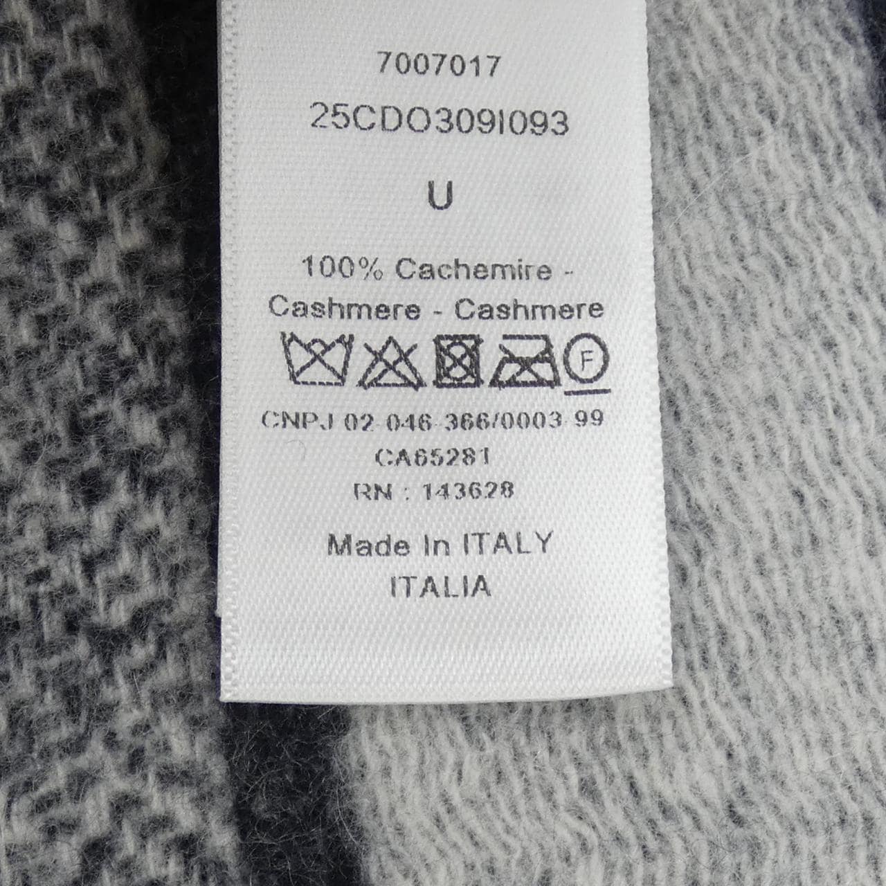 クリスチャンディオール CHRISTIAN DIOR オブリーク 25CDO309I093 STOLE