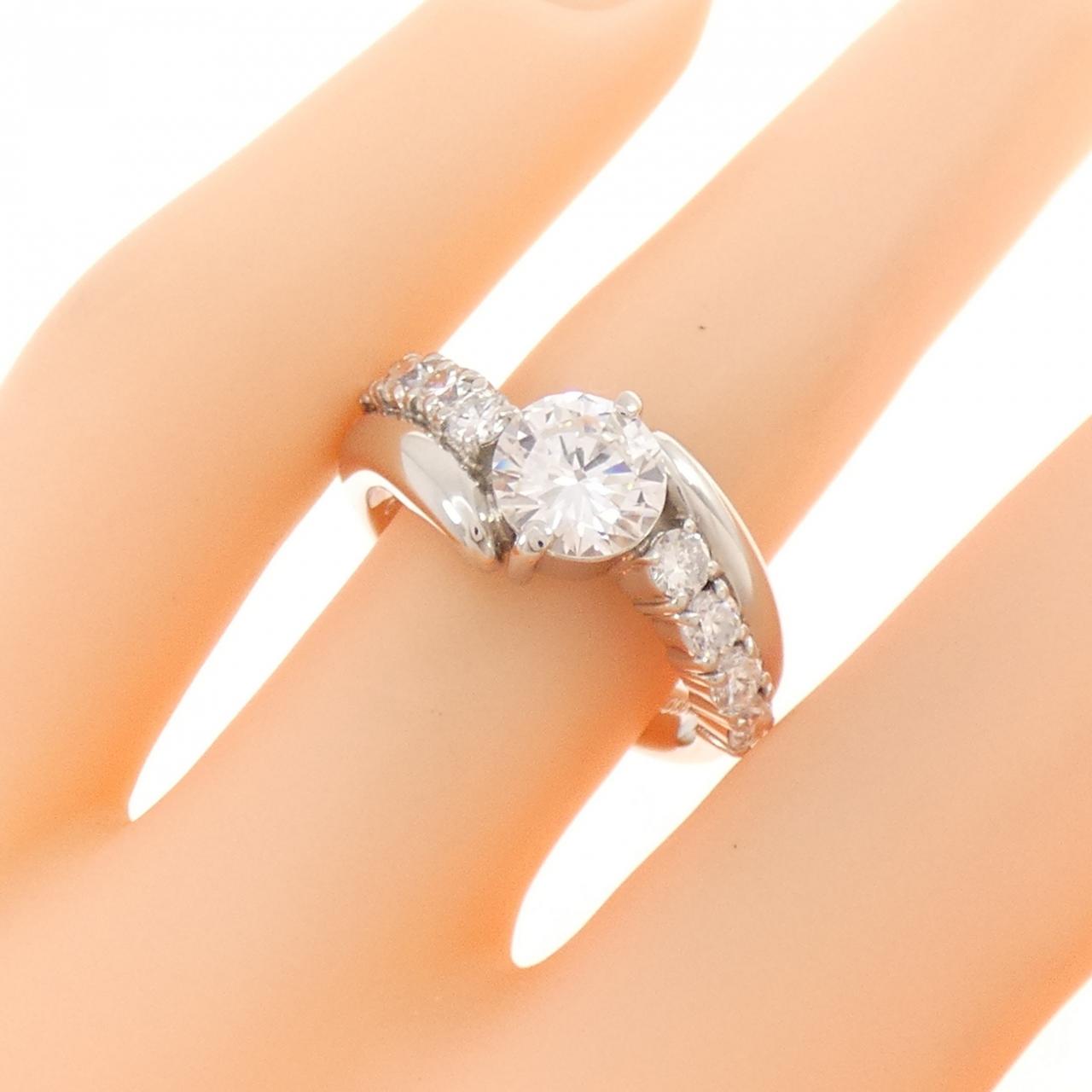 PT900 ダイヤモンド リング 1.027CT E SI1 Good