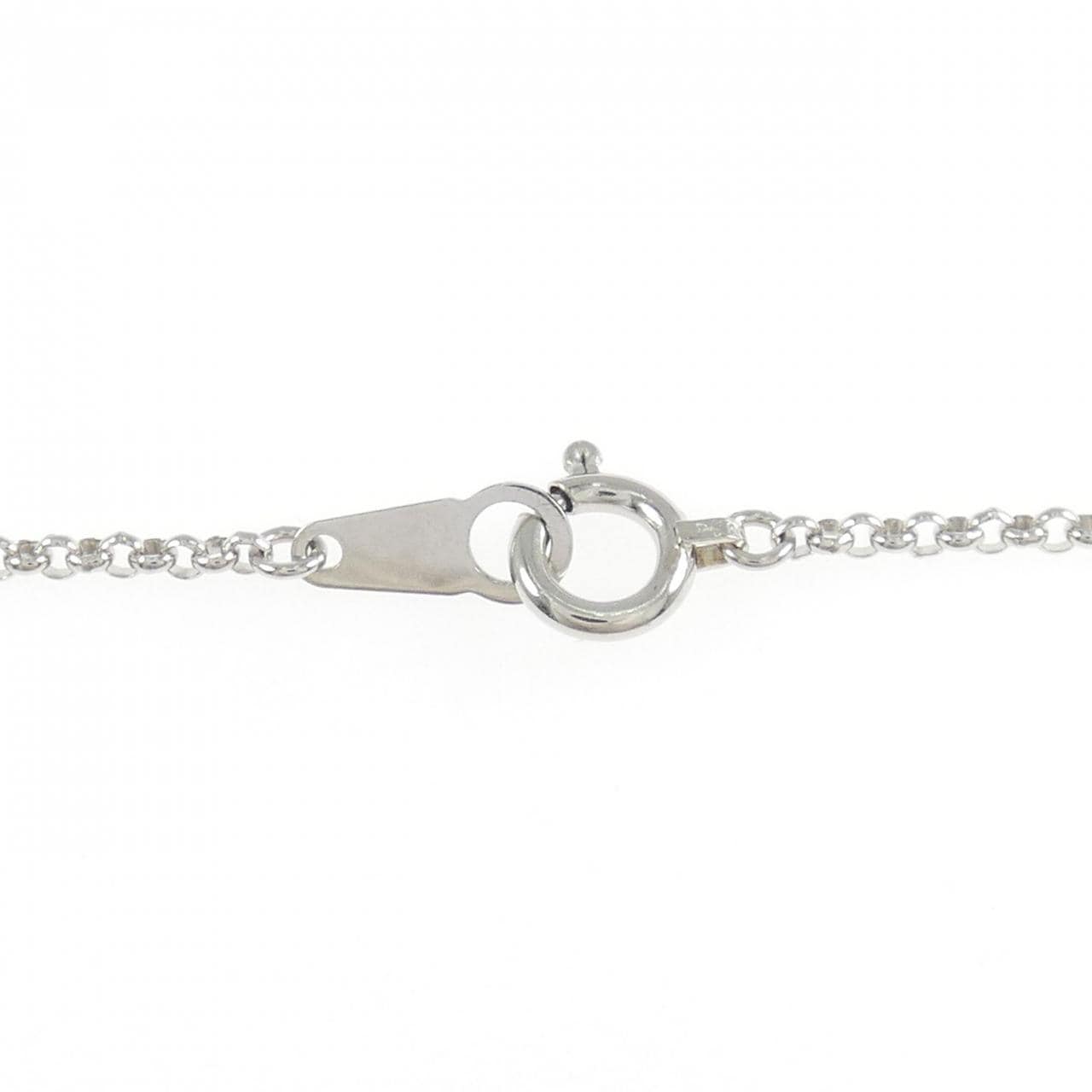 PT900/PT850 フラワー ダイヤモンド ネックレス 0.50CT