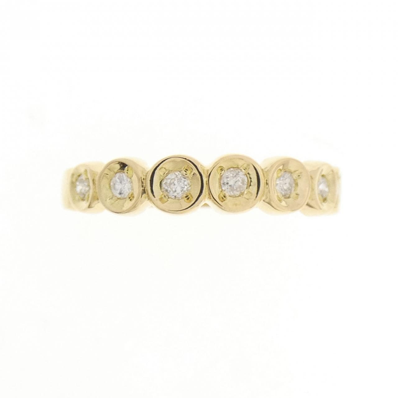 K18YG ダイヤモンド リング 0.12CT