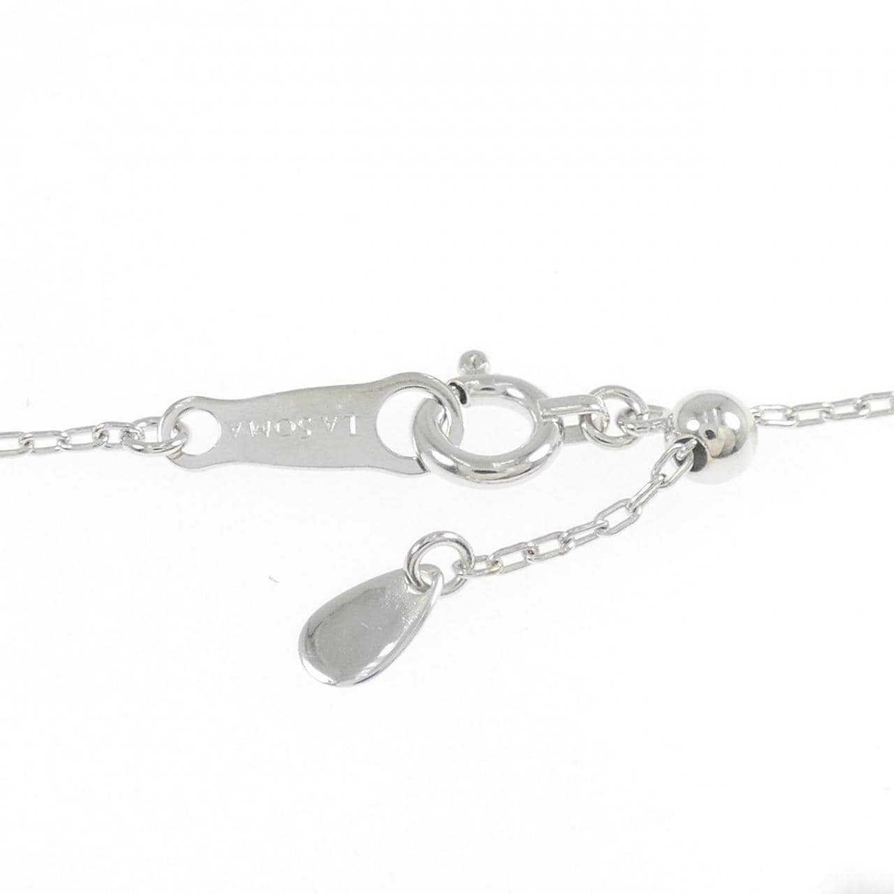 K18スリーカラー サファイヤ ネックレス 0.6CT