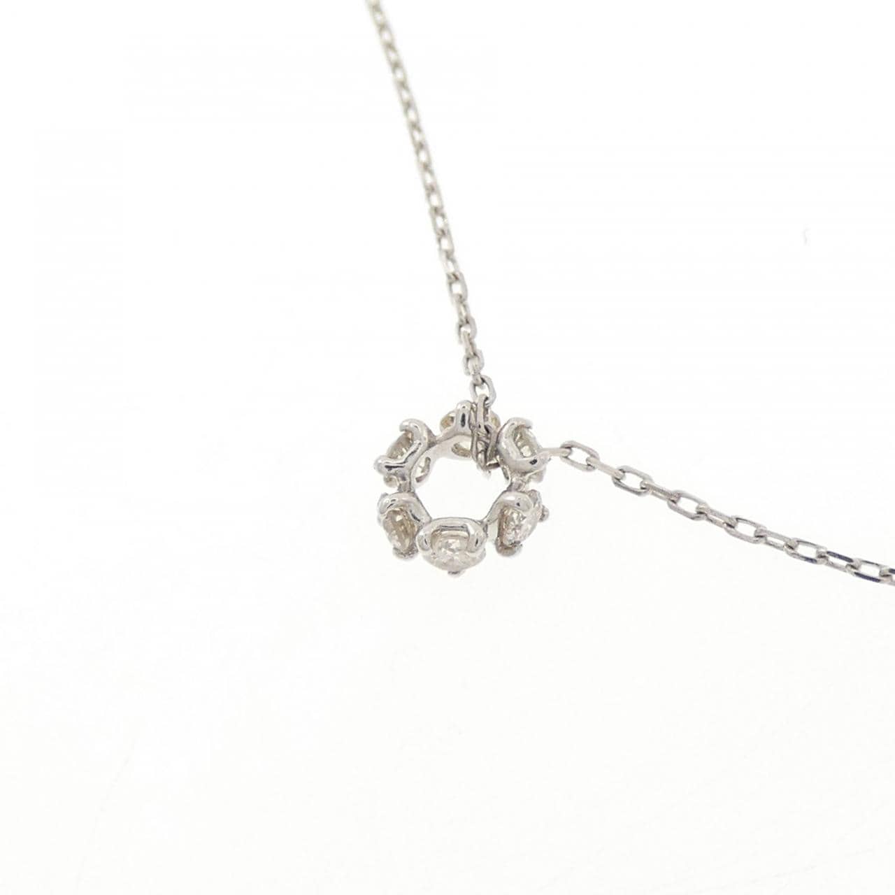 PT900/PT850 ダイヤモンド ネックレス 0.10CT