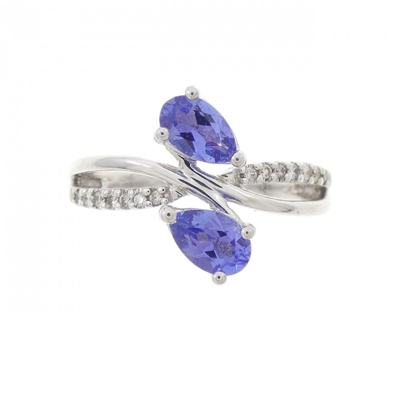 K10WG Tanzanite Ring 0.75CT