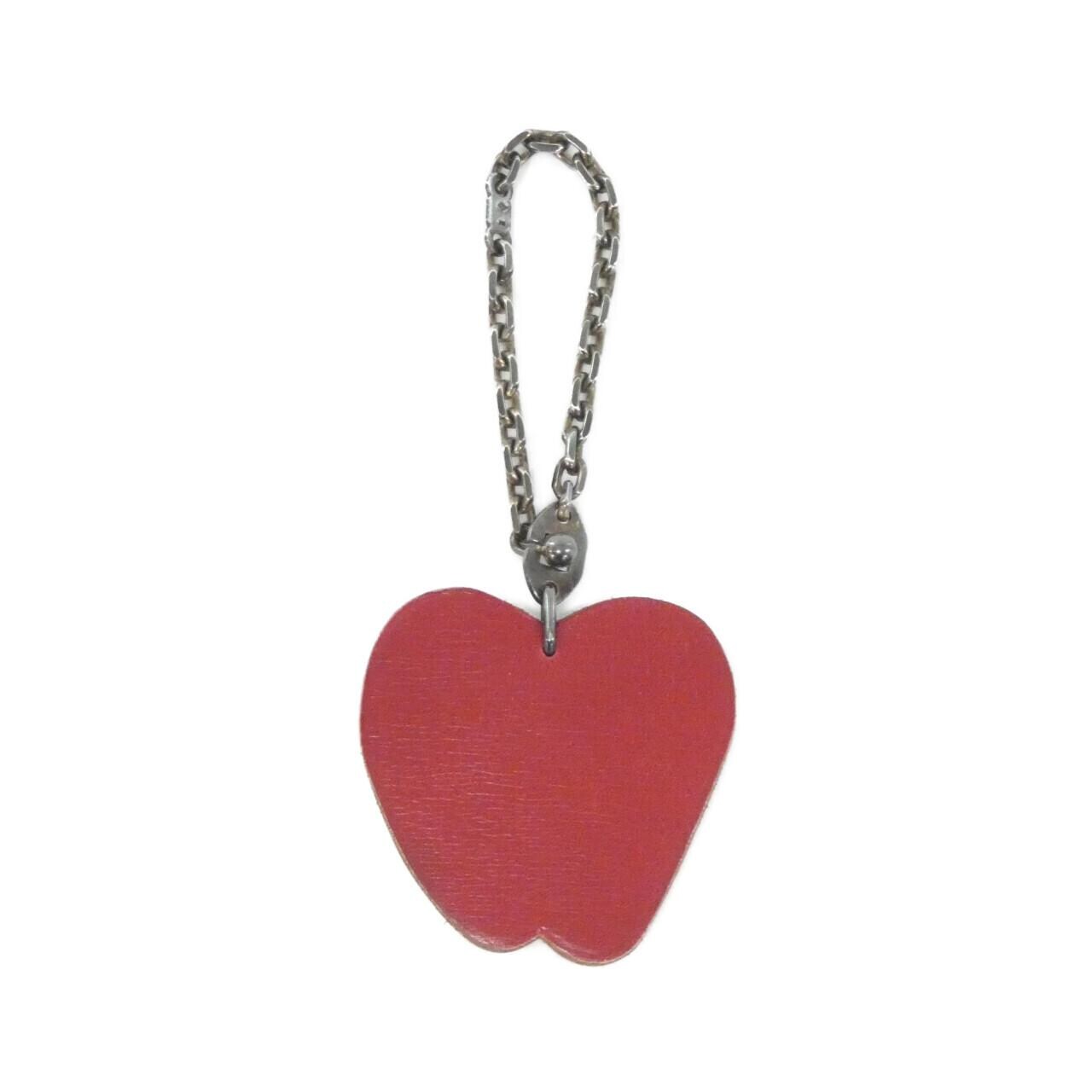 エルメス POMME フルーツ ポルト クレ 027890CA キーホルダー