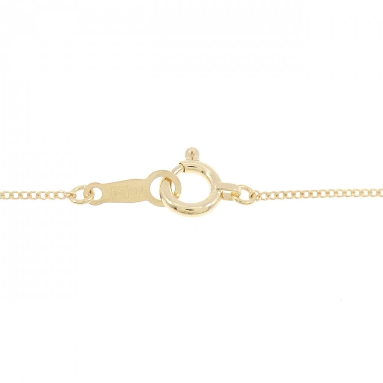 K18YG ハート マベパール ネックレス