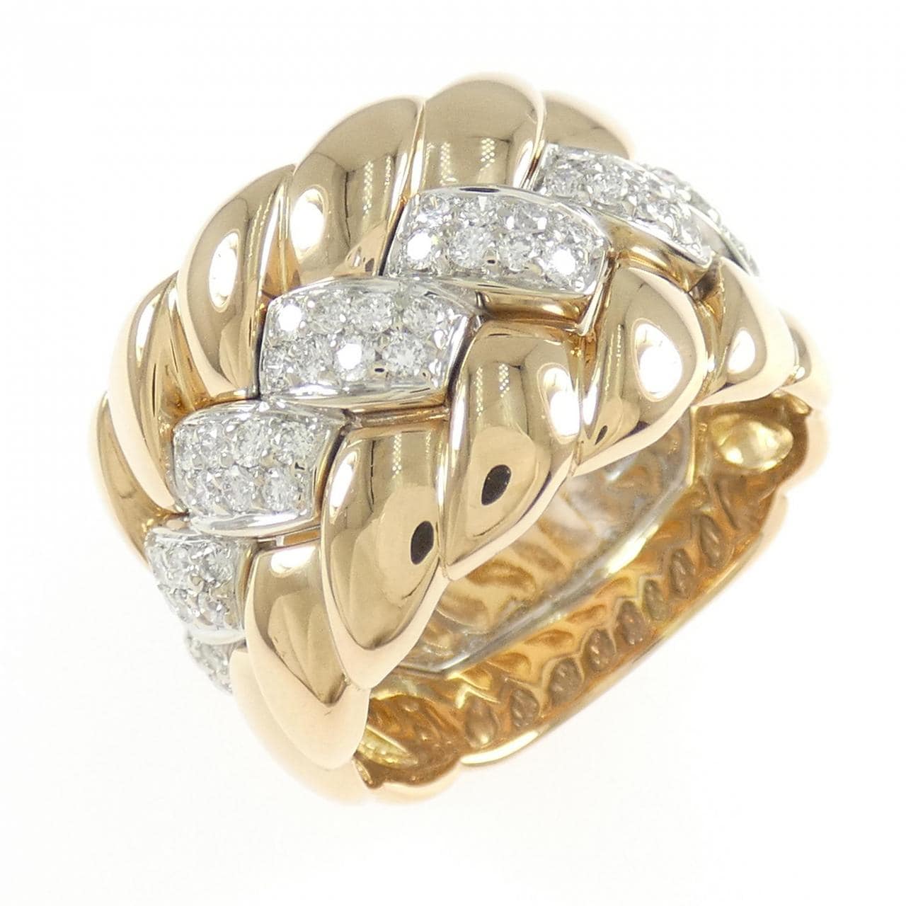 750PG/750WG ダイヤモンド リング 0.56CT