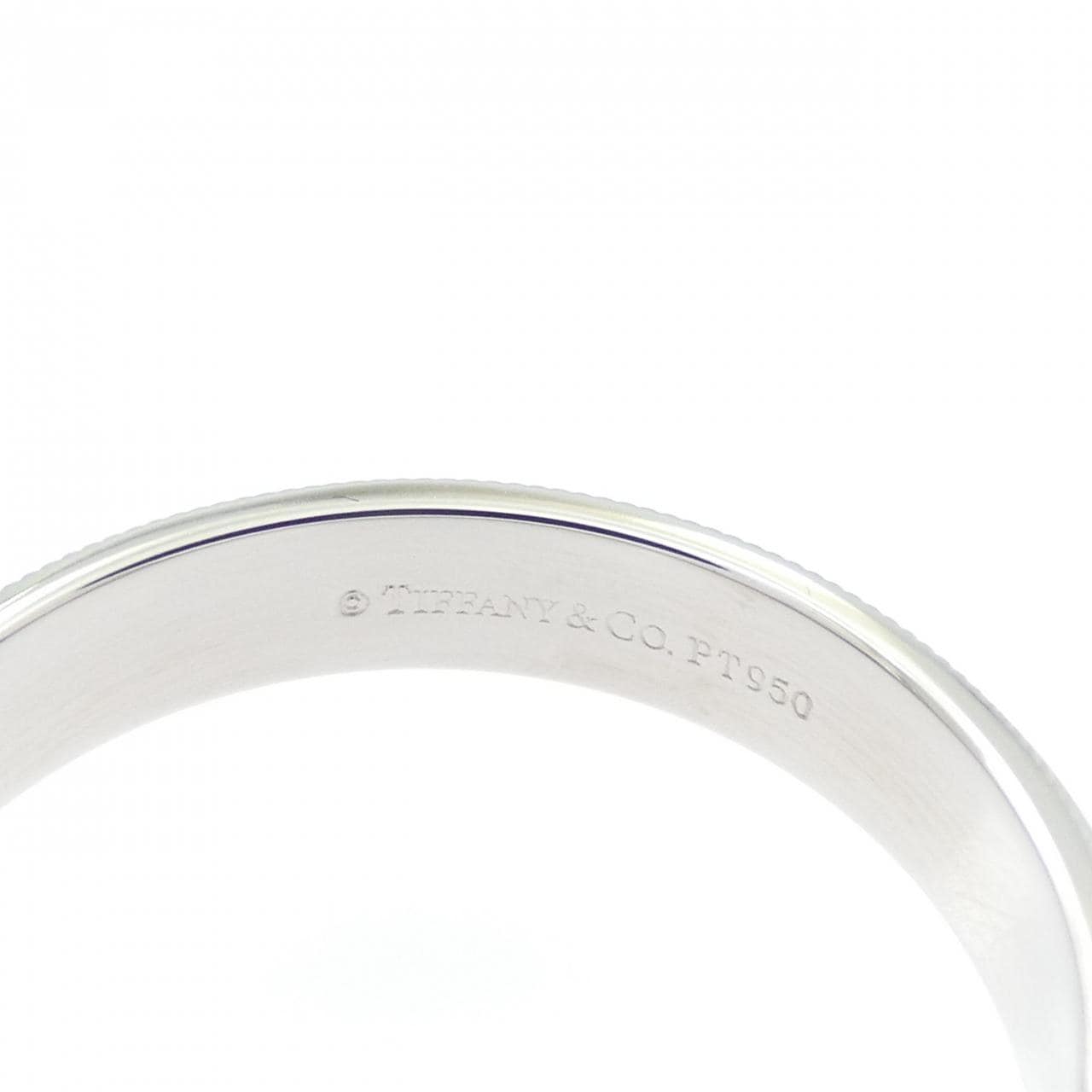 ティファニー ノーツ ミルグレイン エッジ リング