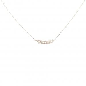 【新品】K10PG ダイヤモンド ネックレス 0.20CT