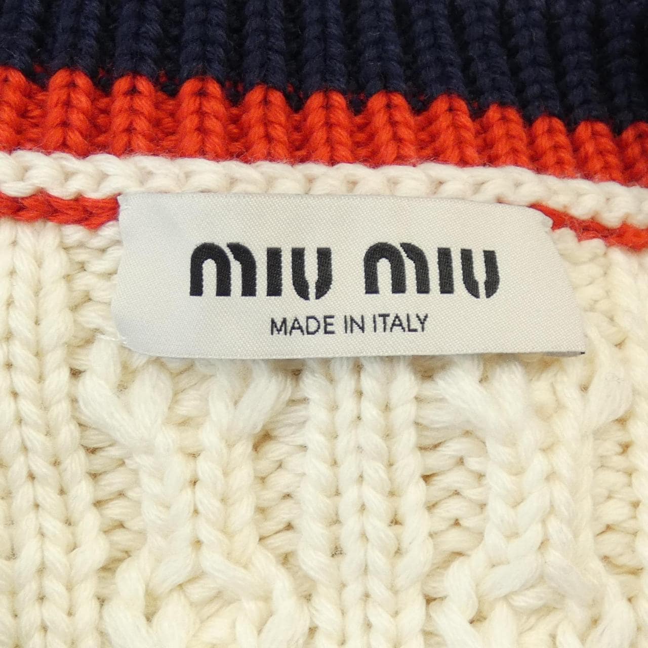 ミュウミュウ MIU MIU MMF665 112N カーディガン