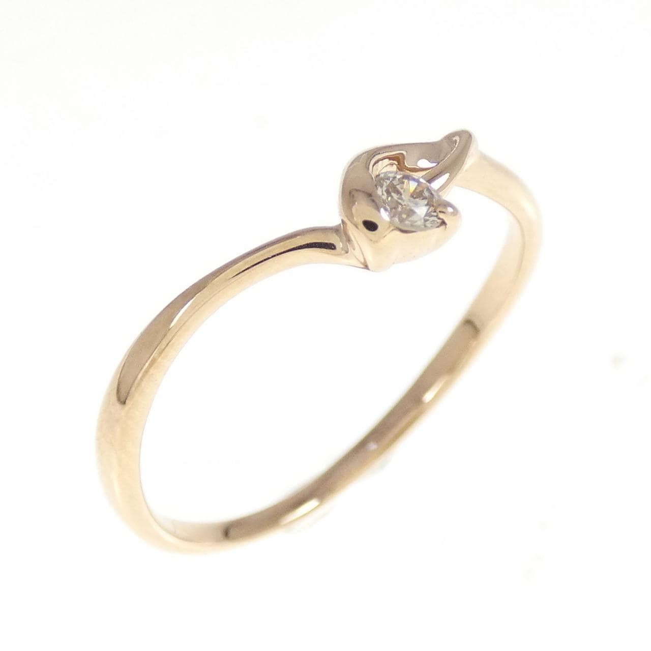 K18PG ダイヤモンド リング 0.06CT