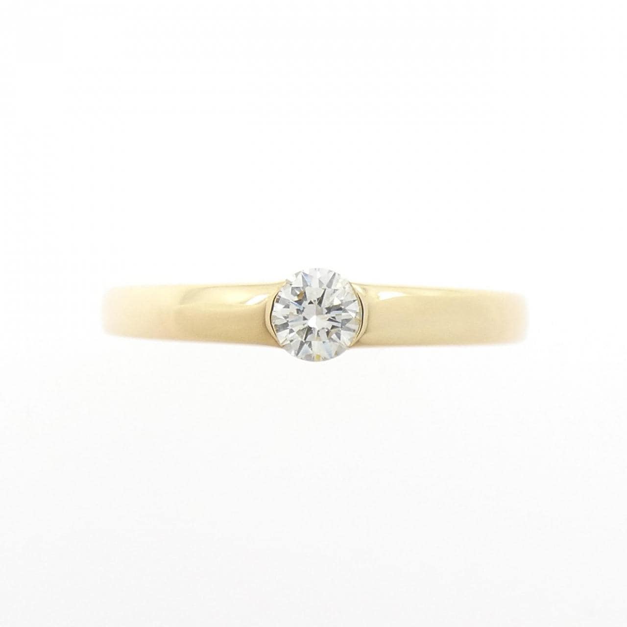 K18YG ダイヤモンド リング 0.203CT