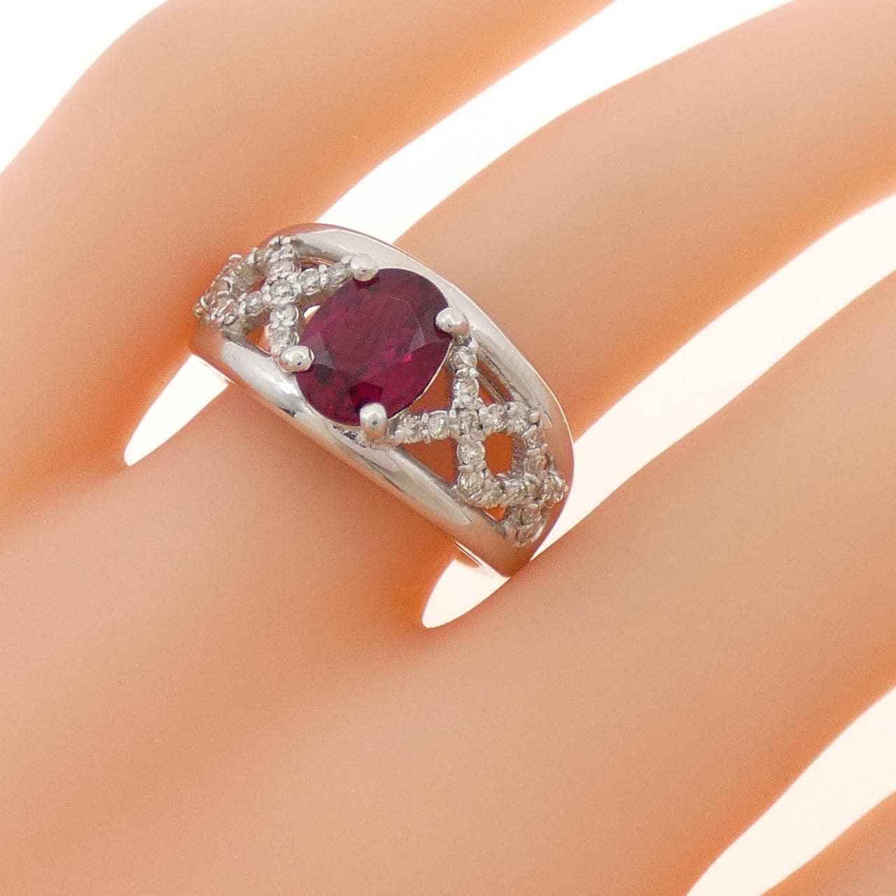 PT900 ルベライトトルマリン リング 1.29CT