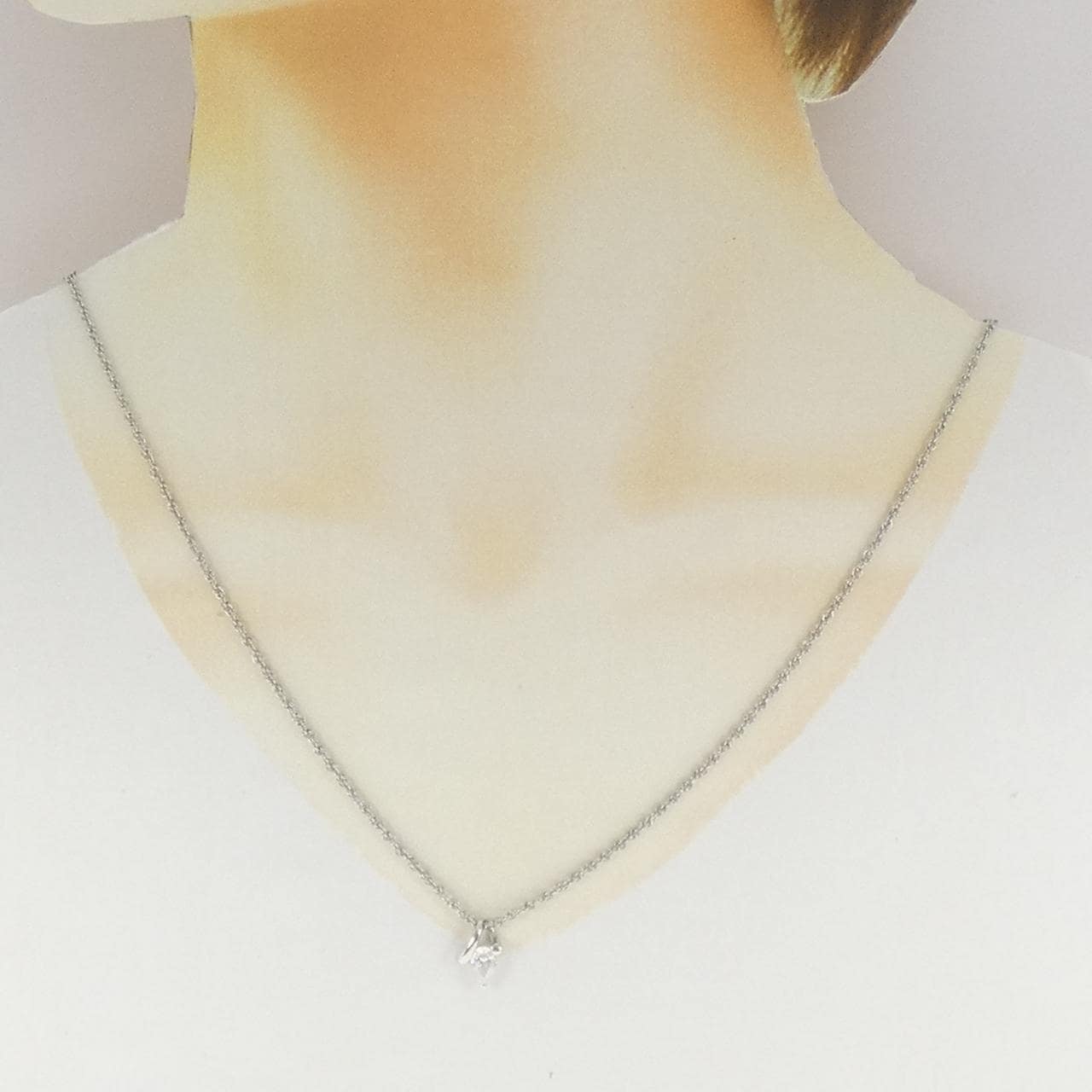 PT900/PT850 ダイヤモンド ネックレス 0.53CT