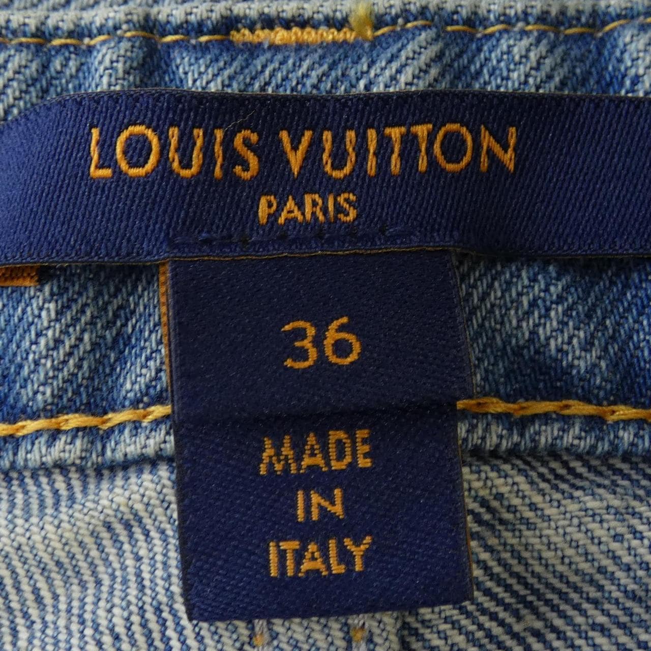 ルイヴィトン LOUIS VUITTON モノグラムパッチブーツカットジーンズ FOPX11GM1 ジーンズ