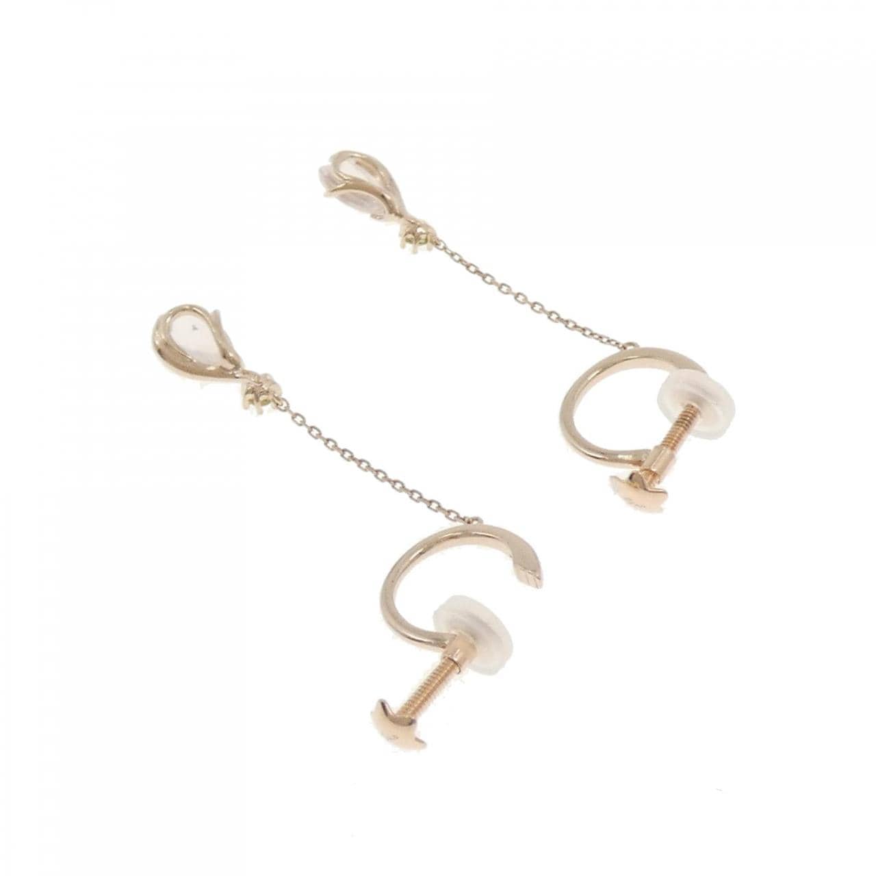 スタージュエリー ローズクオーツ イヤリング