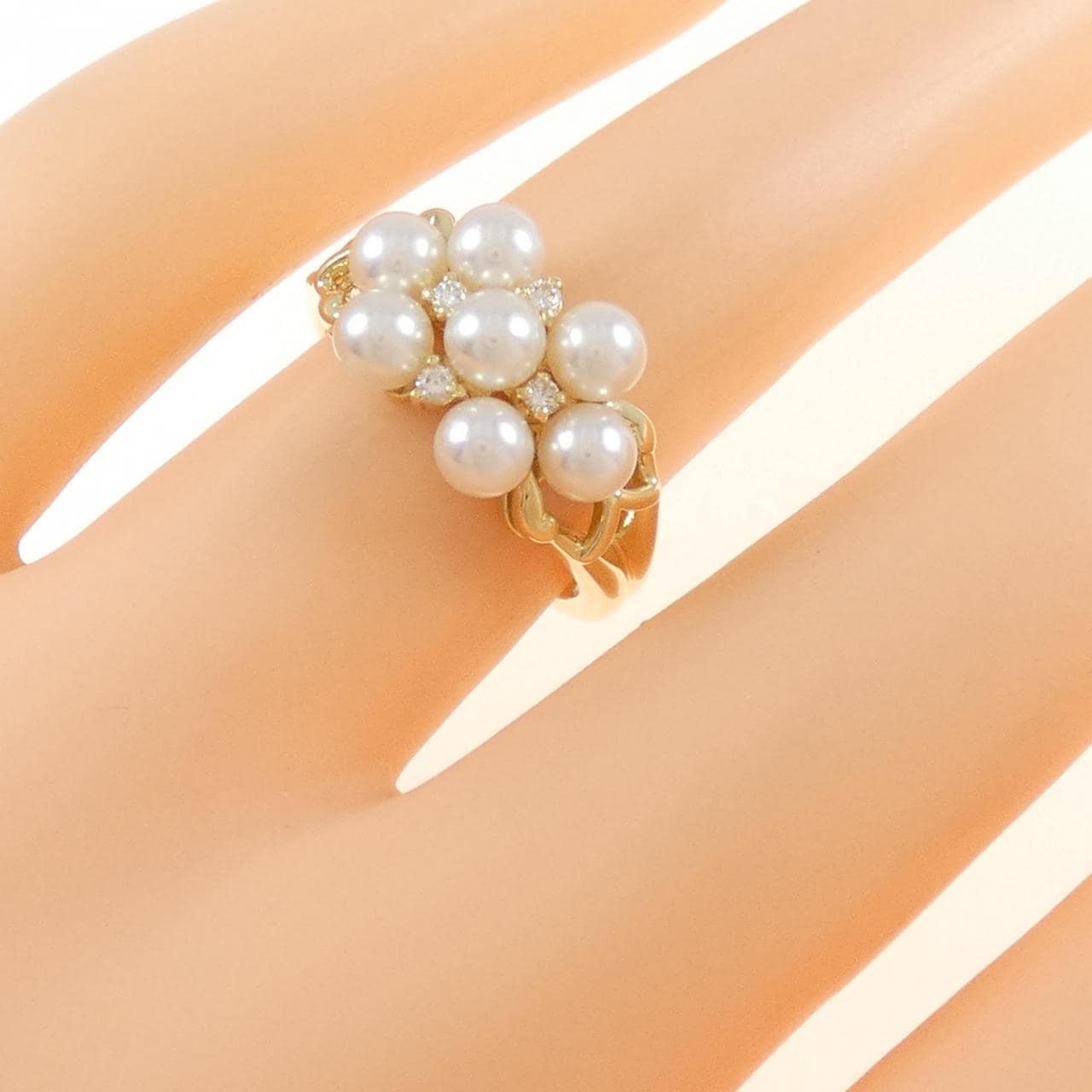 MIKIMOTO Akoya珍珠戒指