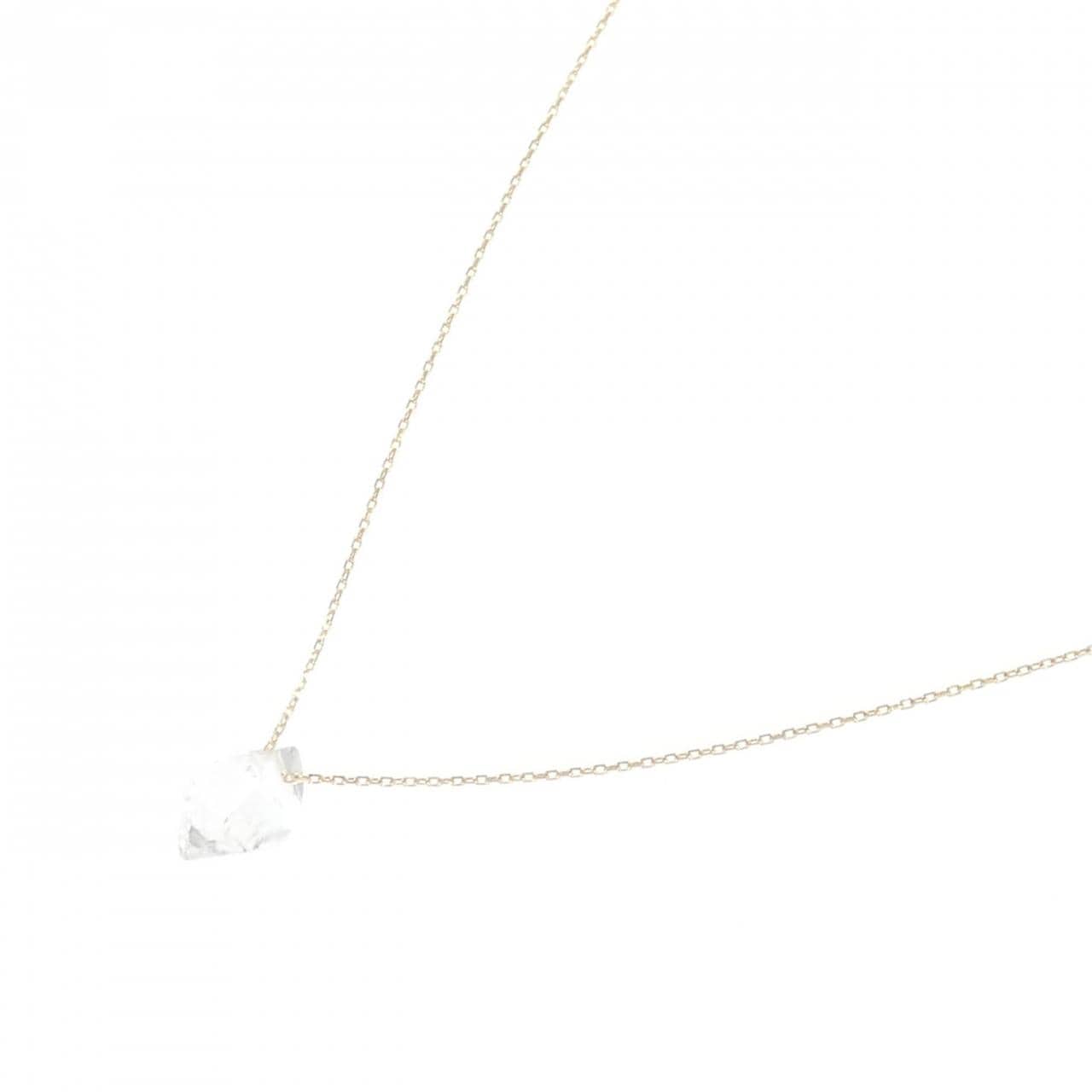 K18YG クオーツ ネックレス