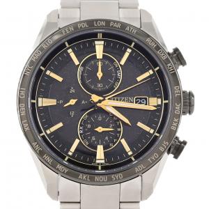 シチズン アテッサ 電波時計 TI LIMITED H800-A1CN209/AT8184-57E TI ソーラークォーツ