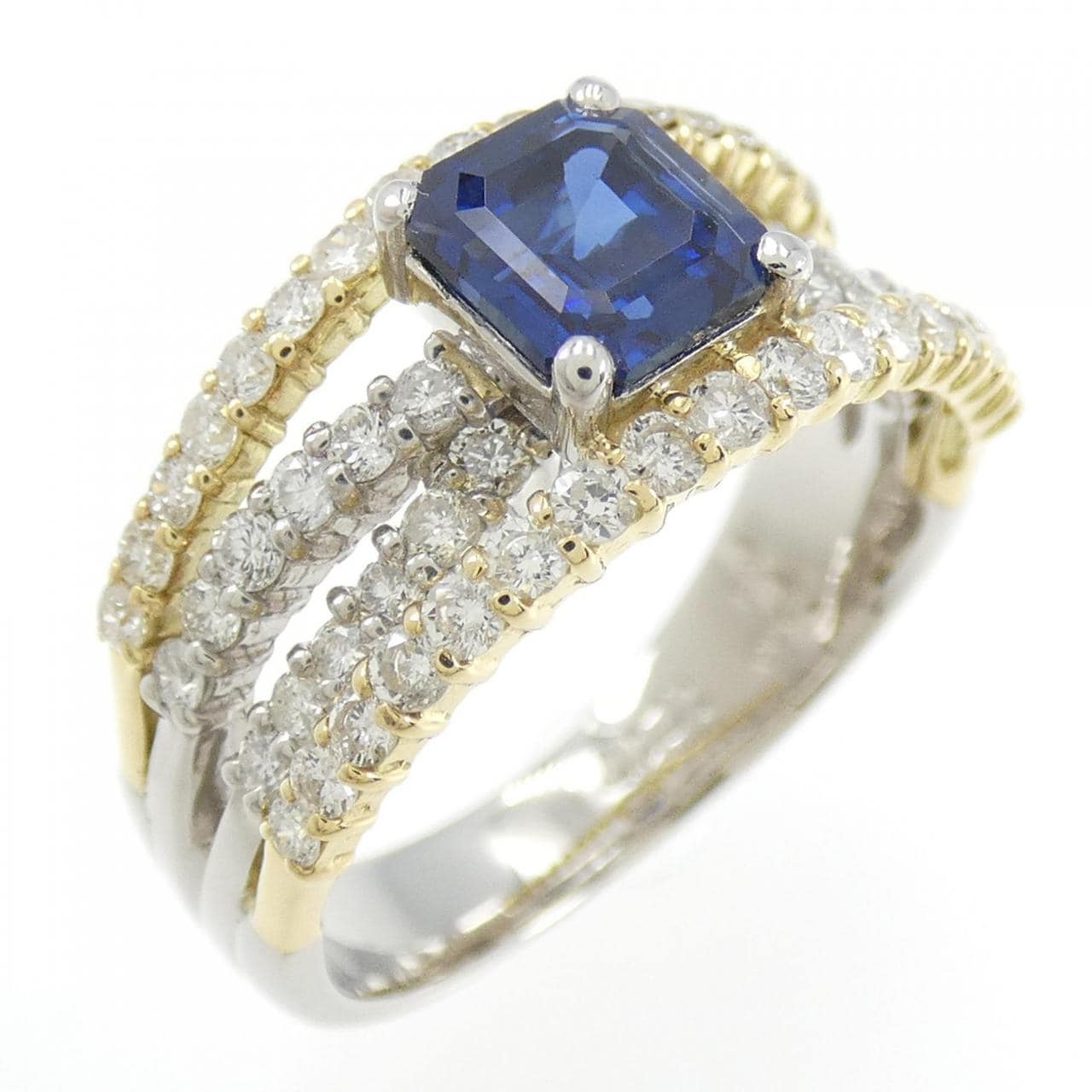 PT/K18YG Sapphire Ring 1.217CT