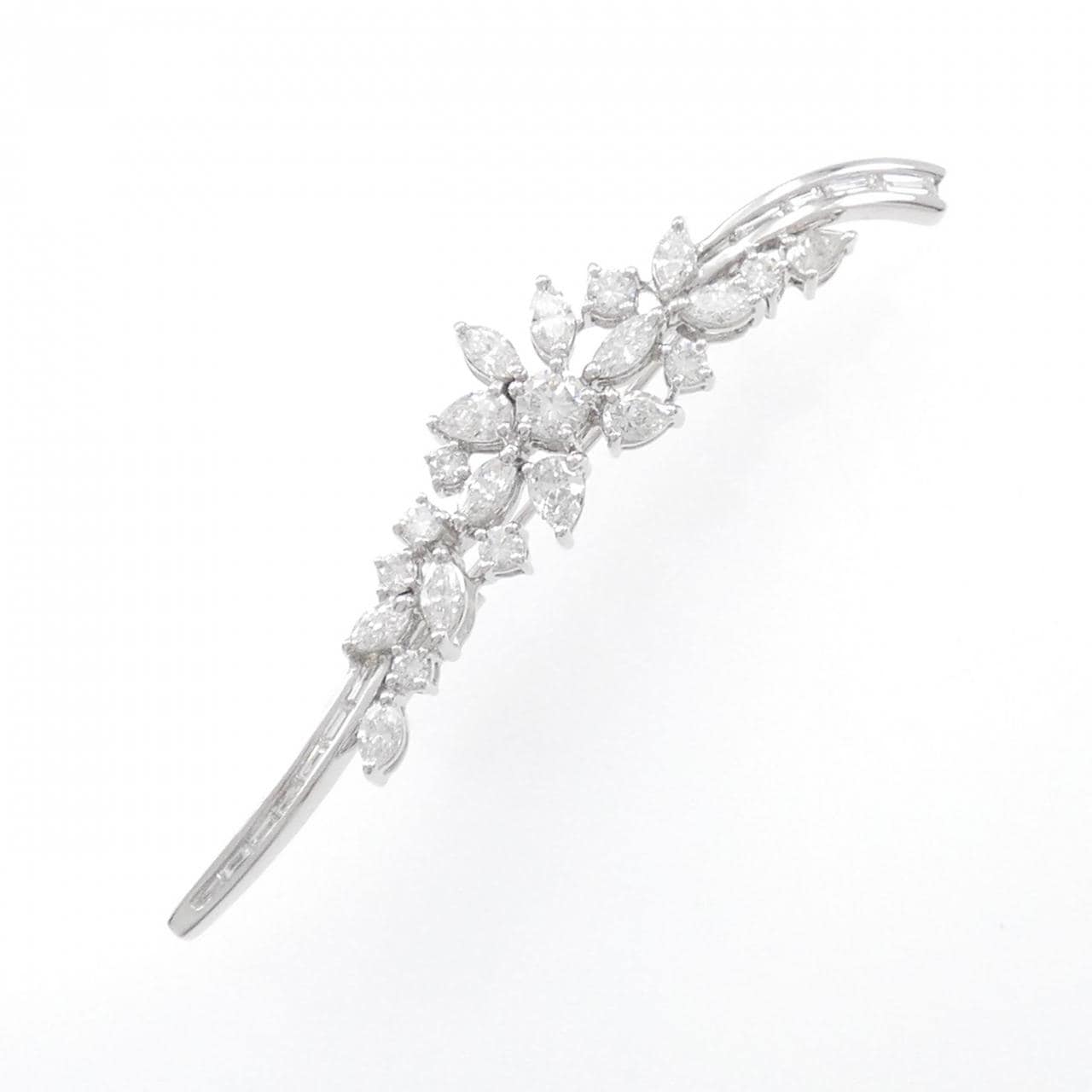 PT/K14WG Diamond Brooch 2.70CT