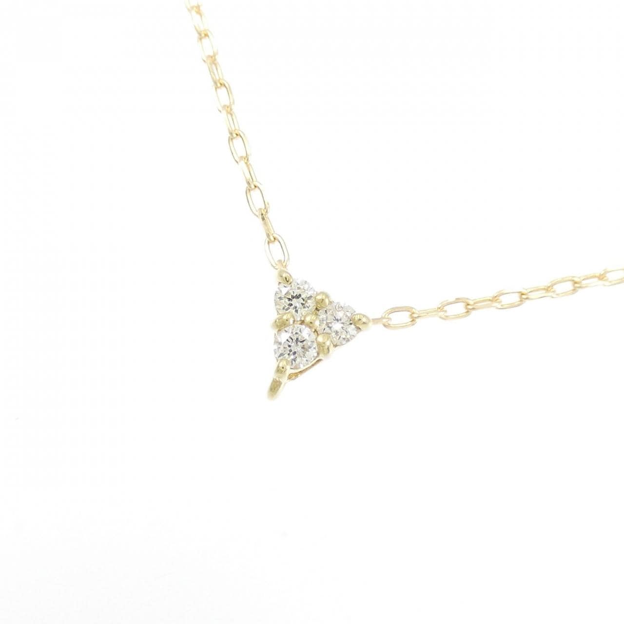 K18YG ダイヤモンド ネックレス 0.07CT