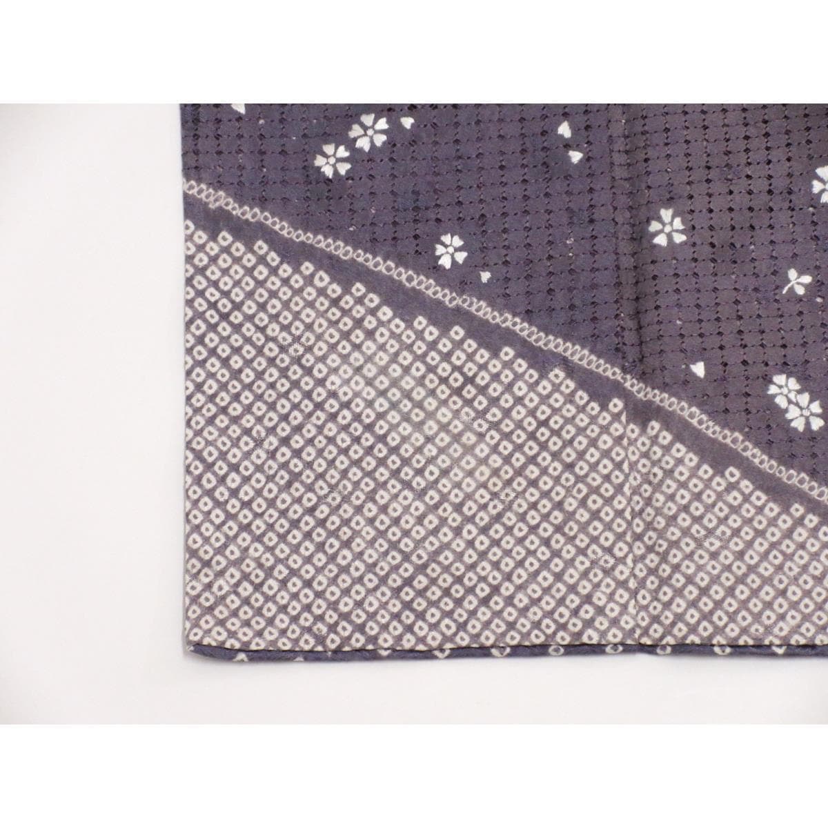 訪問着　総絞り　刺繍加工　身幅Ｌ寸