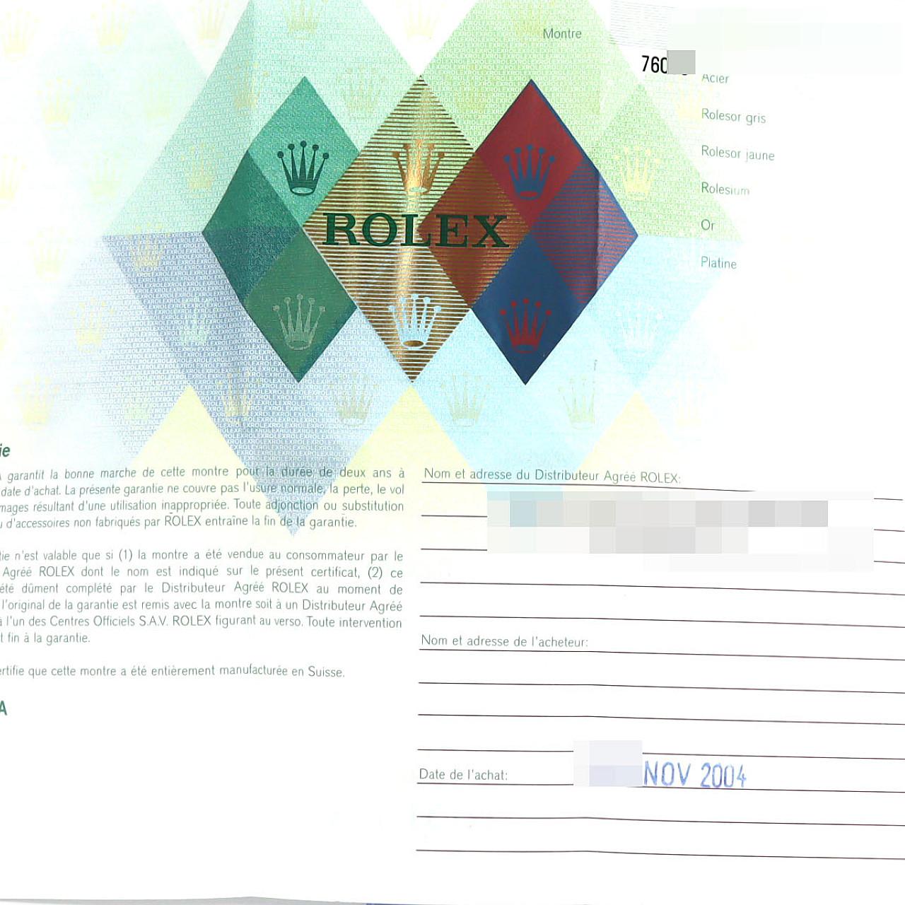 ロレックス オイスターパーペチュアル 76080 SS 自動巻 F番