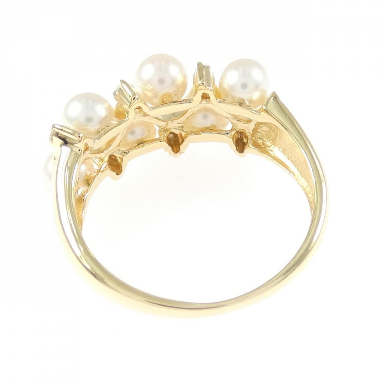 K18YG アコヤパール リング 3.5mm