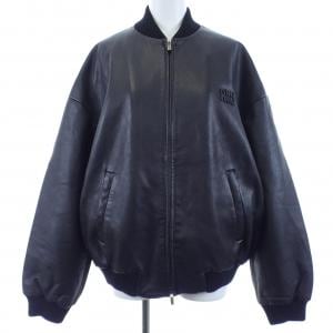 ミュウミュウ MIU MIU MIU MIU ロゴ MPV905 SOOO 1420 レザージャケット