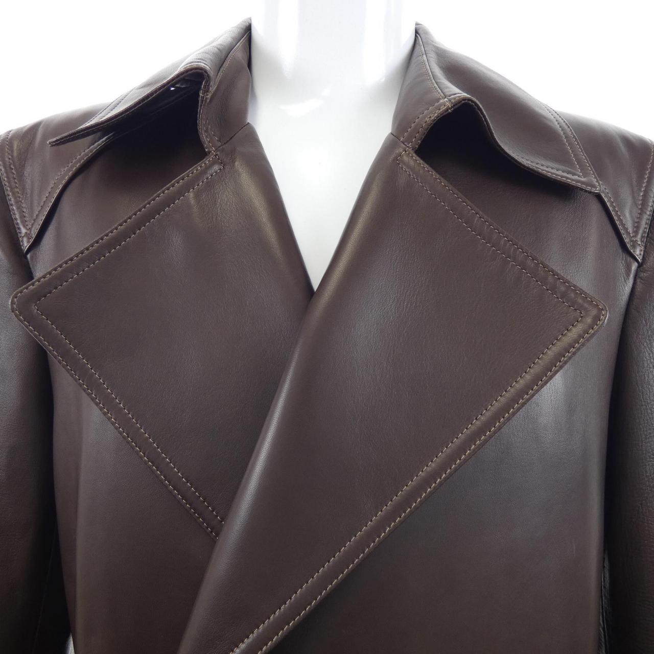 サンローラン SAINT LAURENT 725965 YC2GA レザーコート