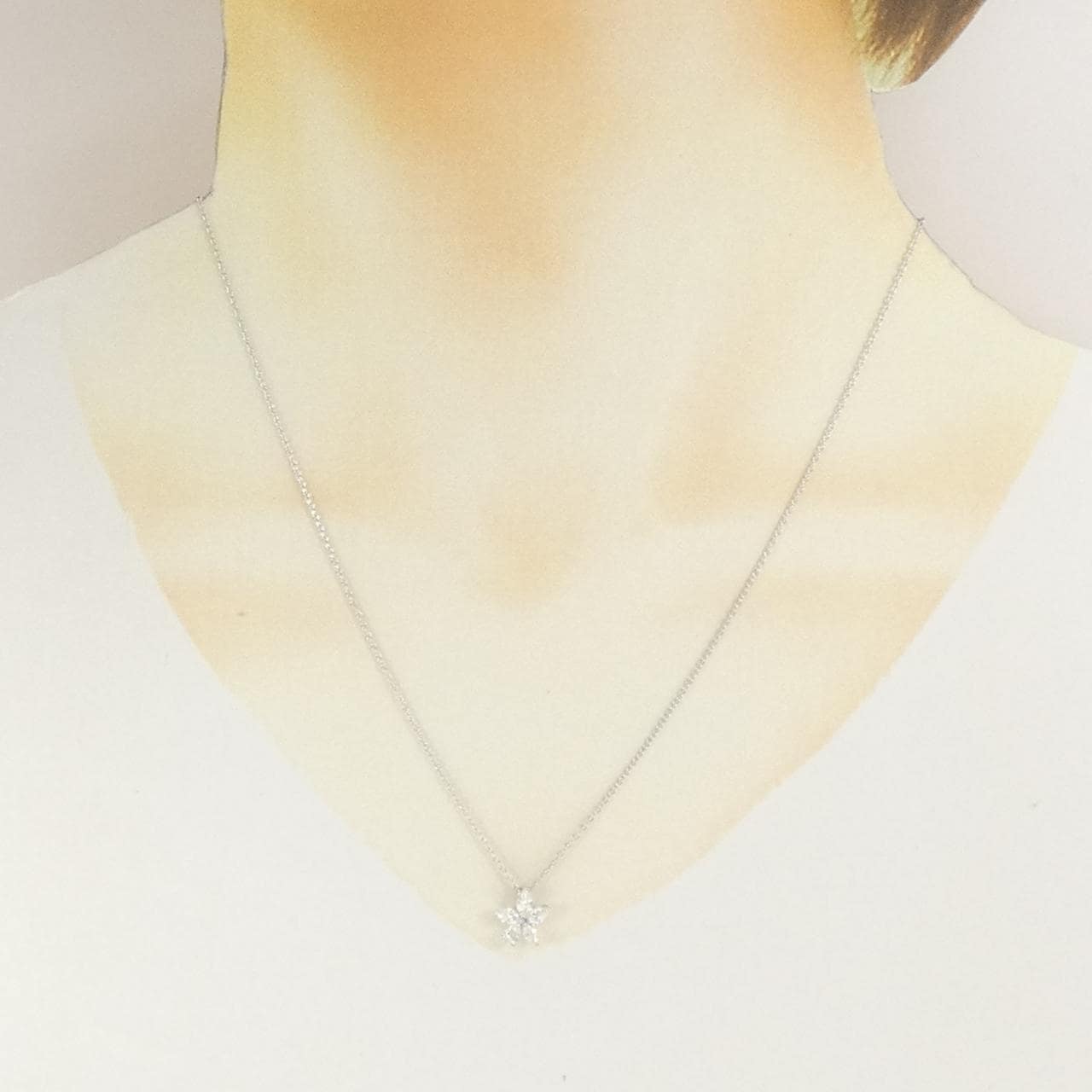 ミキモト ダイヤモンド ネックレス 0.45CT