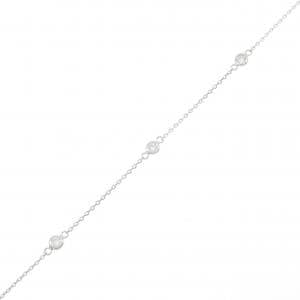 K18WG ダイヤモンド ブレスレット 0.30CT