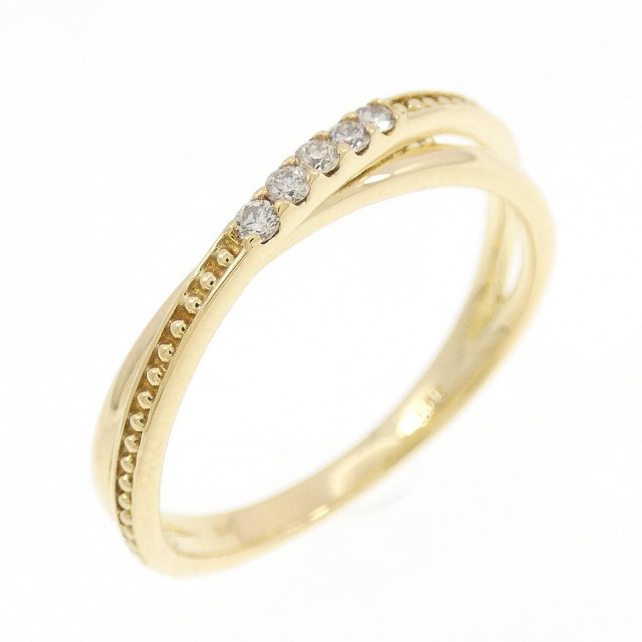 K18YG ダイヤモンド リング 0.05CT