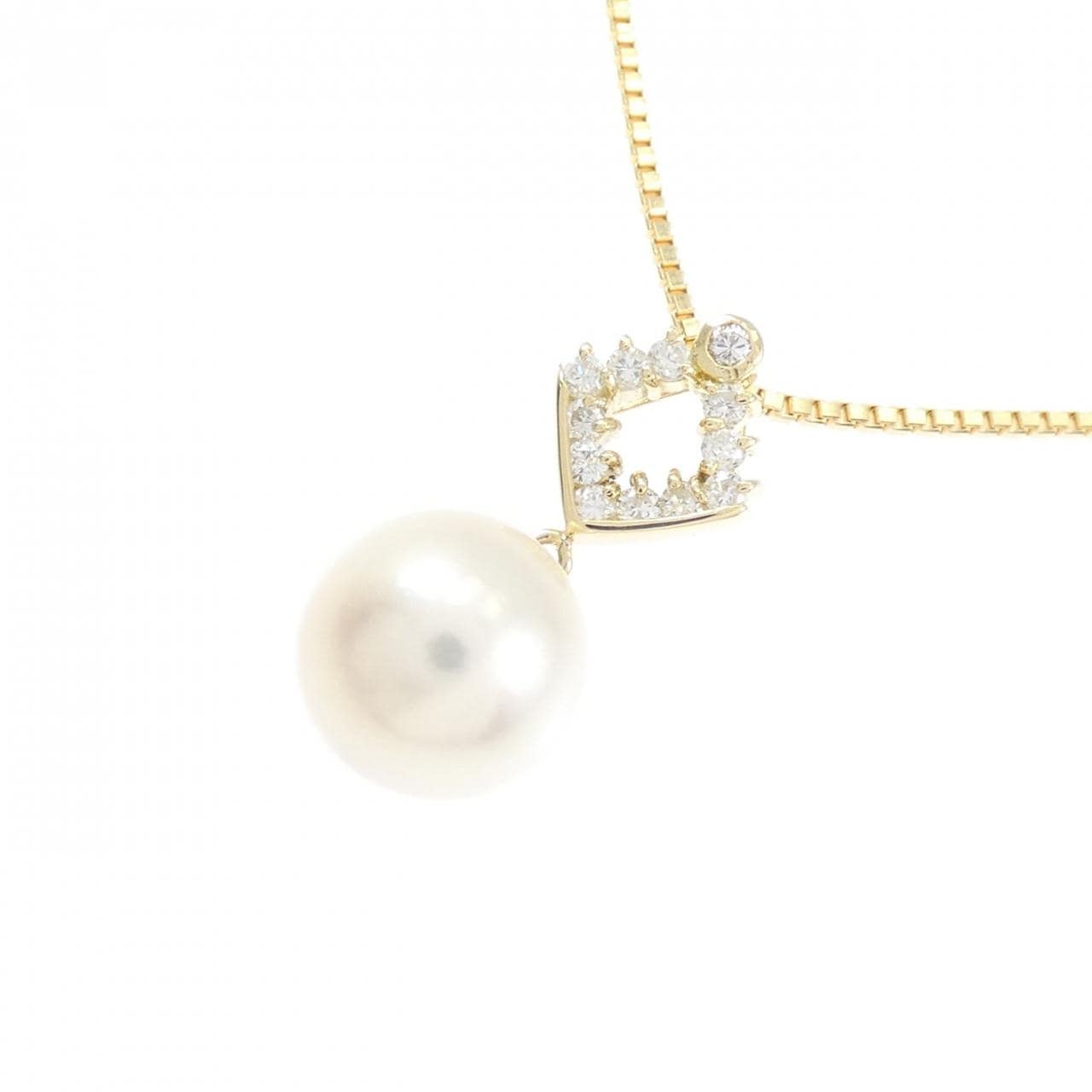 K18YG アコヤパール ネックレス 9.1mm