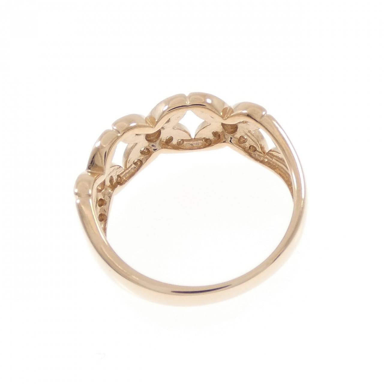 K18PG ダイヤモンド リング 0.34CT