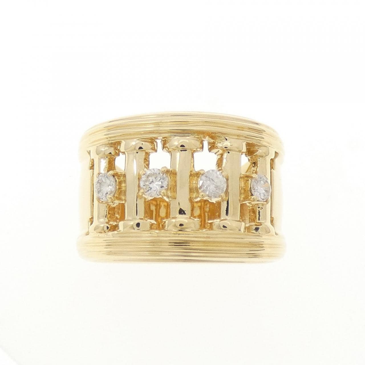 K18YG ダイヤモンド リング 0.25CT