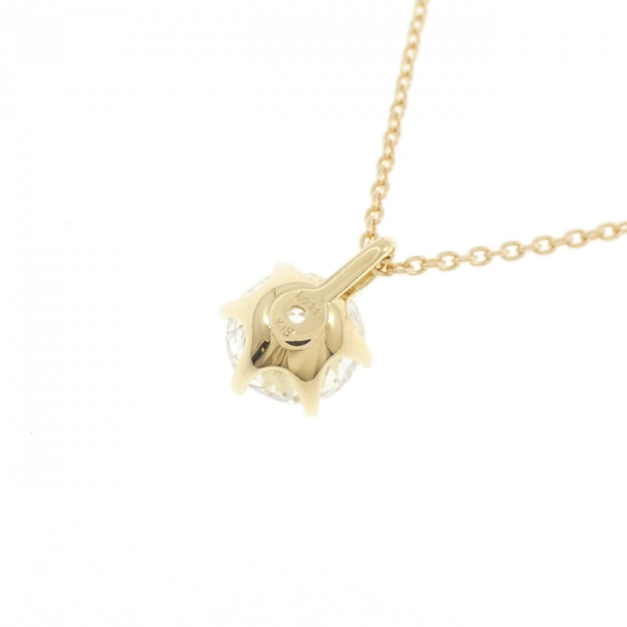 【リメイク】K18YG ダイヤモンド ネックレス 1.011CT G I1 Good