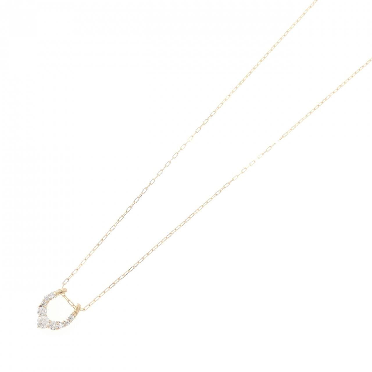 K18YG ダイヤモンド ネックレス 0.28CT