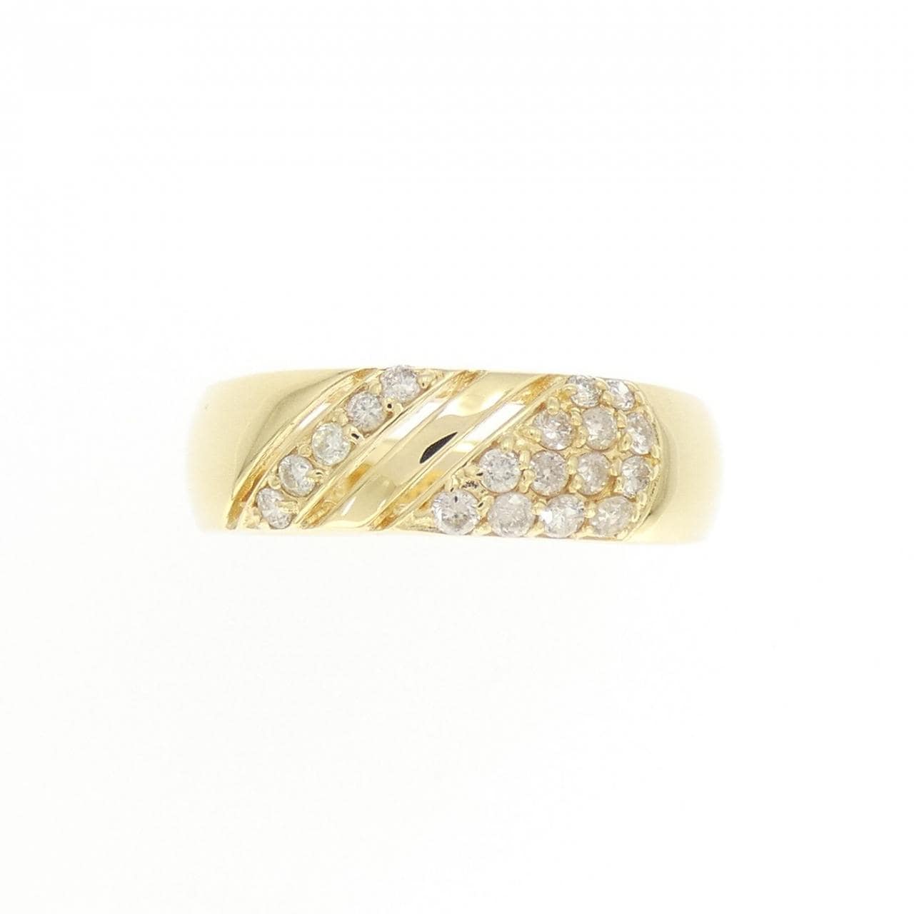 K18YG ダイヤモンド リング 0.25CT