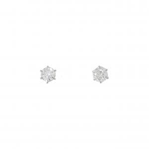 PT900 ダイヤモンド ピアス 0.313CT 0.319CT E-F SI2 VG-GOOD