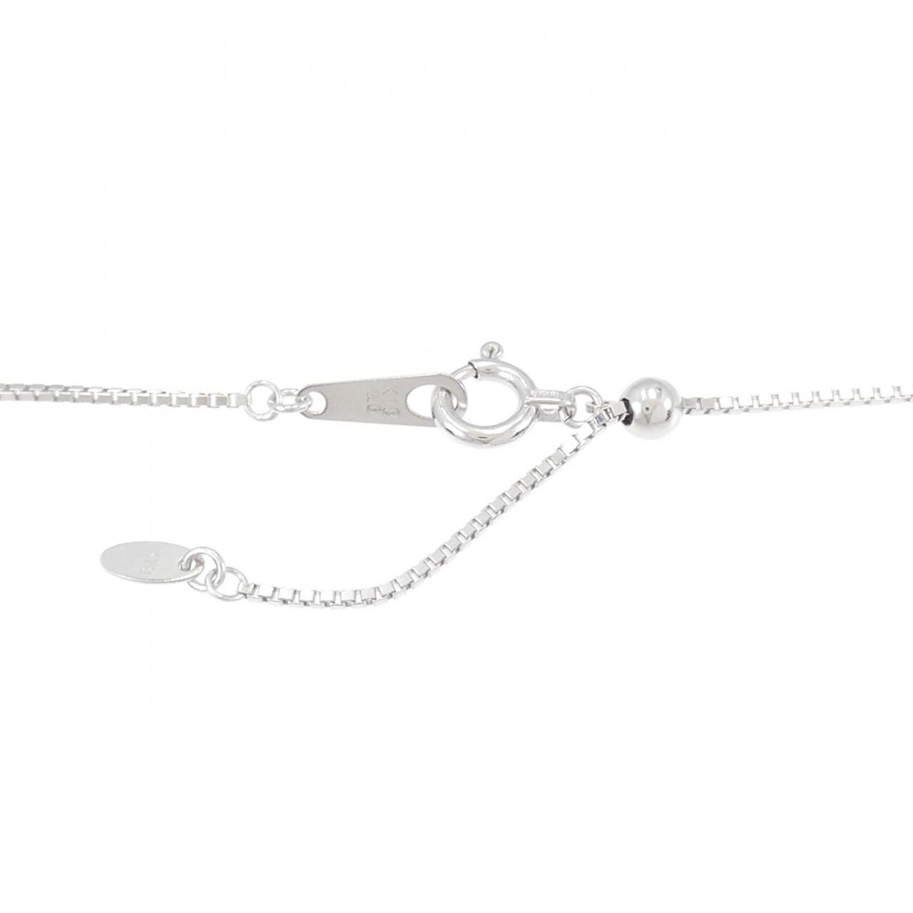 K18WG pave Diamond necklace 1.00CT