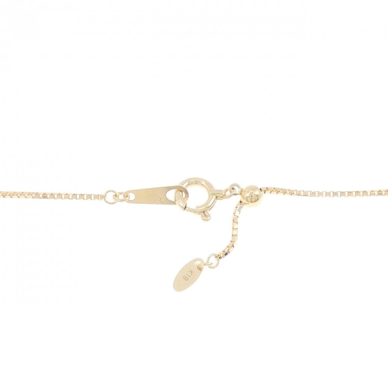 K18YG ダイヤモンド ネックレス 0.20CT