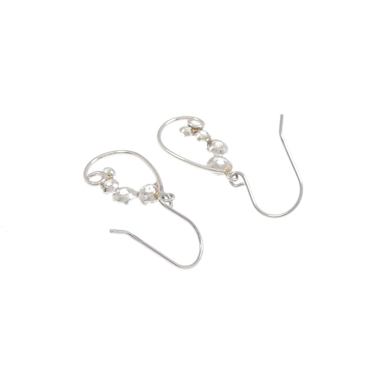 【新品】PT900 キュービック ピアス