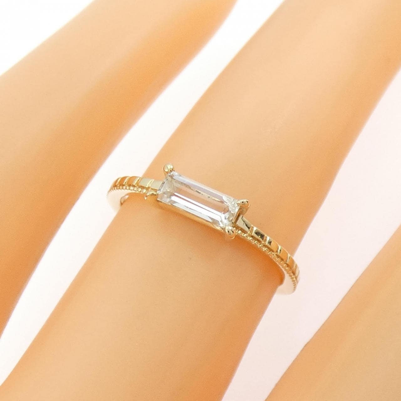 アガット クオーツ リング