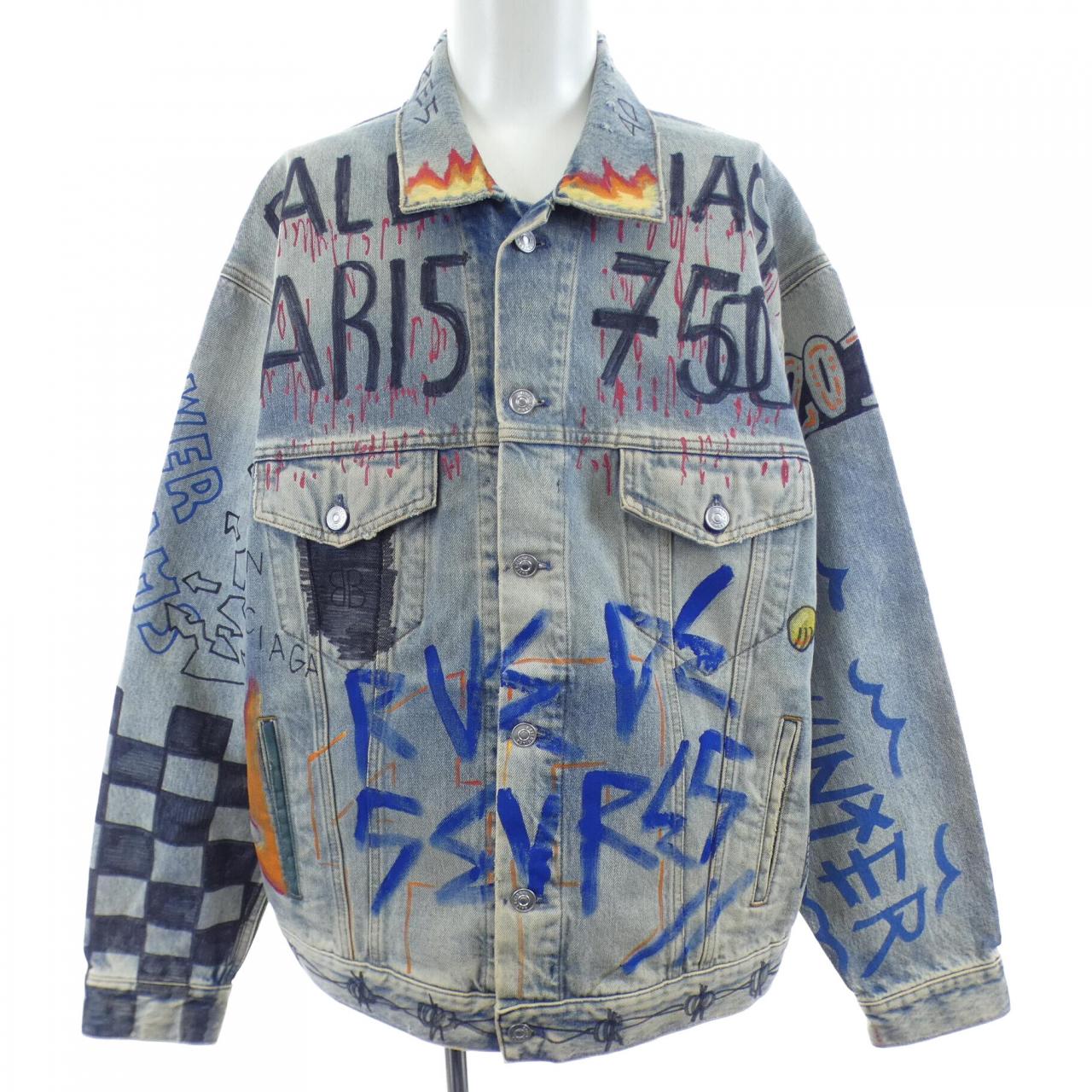 バレンシアガ BALENCIAGA 530723 TXE08 デニムジャケット