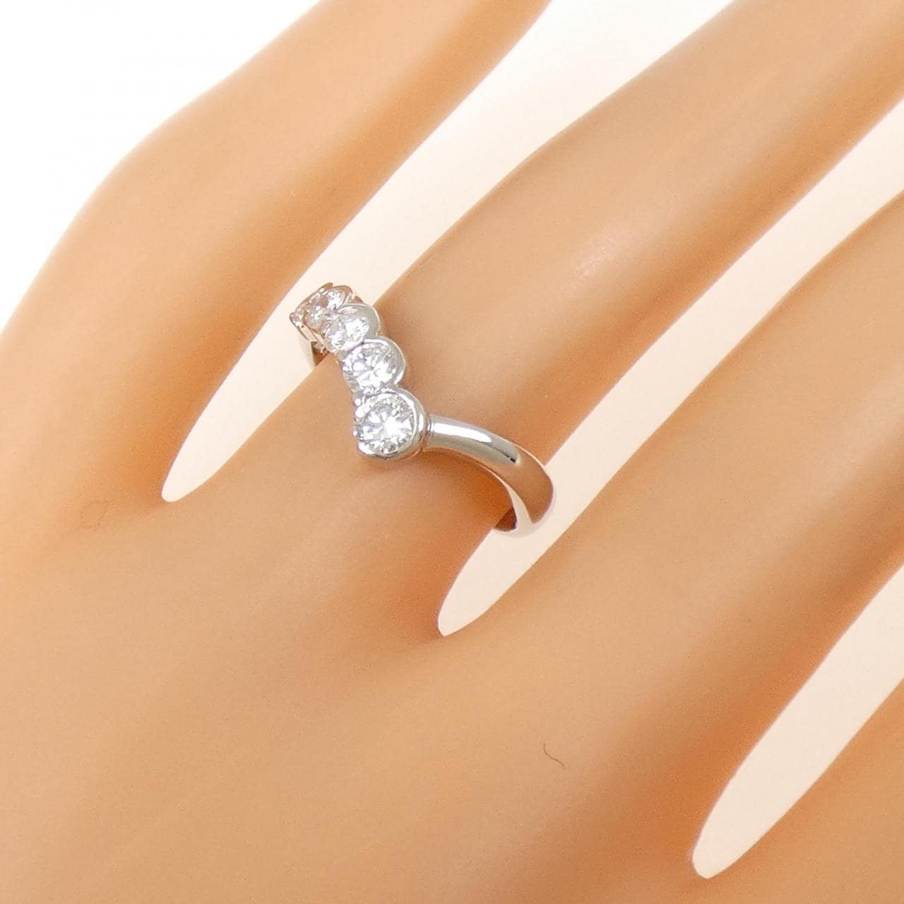 PT900 ダイヤモンド リング 0.55CT