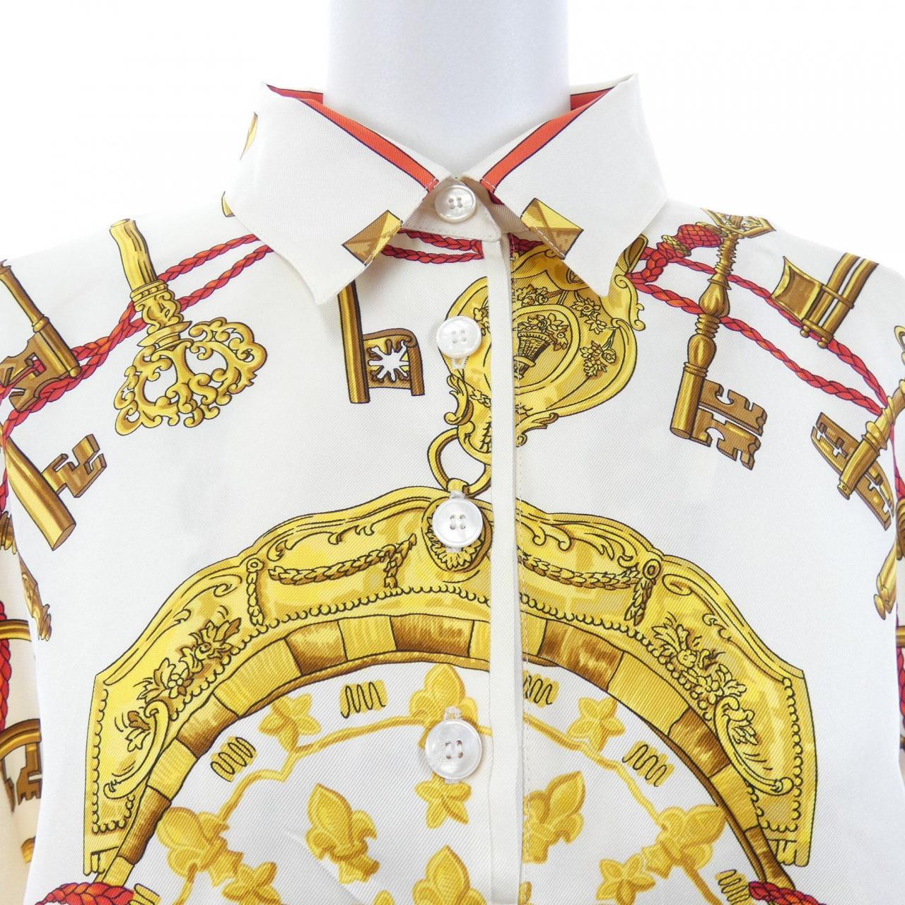 【ヴィンテージ】エルメス HERMES LES CLES ツイルレーヌ. トップス