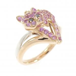 カサハラ マスミ サファイヤ リング 0.65CT