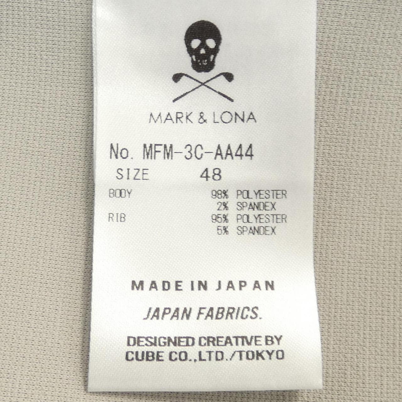 マークアンドロナ MARK&LONA スウェット