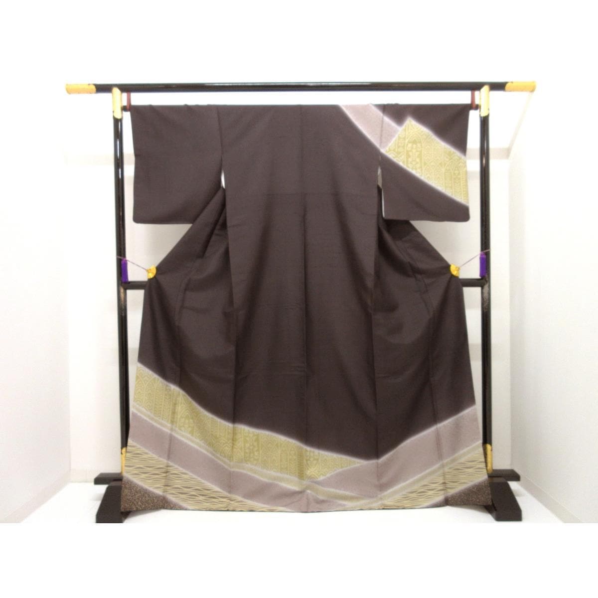 訪問着　身幅Ｌ寸【白山紬】